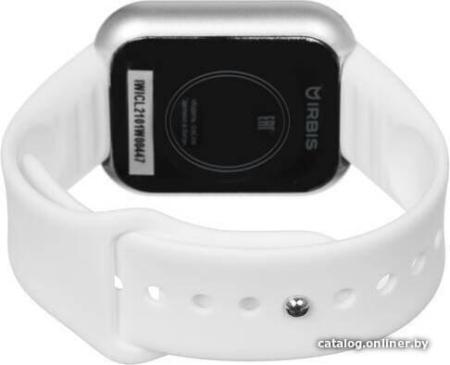 Умные часы и браслеты IRBIS IceLine (серебристый/белый) [Iceline_W]