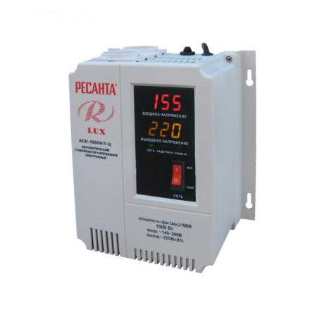 Стабилизаторы, сетевые фильтры, удлинители Ресанта Lux АСН-1500Н/1-Ц [63/6/20]