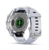 Умные часы и браслеты Garmin Fenix 8 43мм (серебристый, белый ремешок) [010-02903-00]