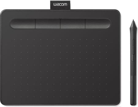 Графические планшеты Wacom Intuos CTL-4100WL (черный, маленький размер) [CTL-4100WLK-N]