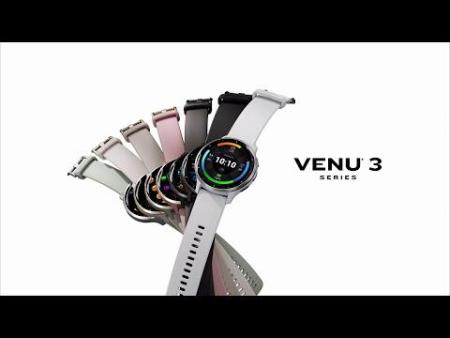 Умные часы и браслеты Garmin Venu 3 (белый, с силиконовым ремешком) [010-02784-00]