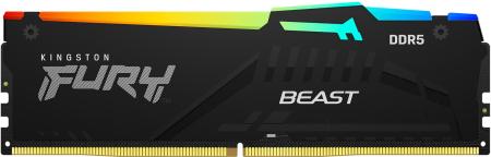 Оперативная память Kingston FURY Beast RGB 16ГБ DDR5 5600 МГц KF556C36BBEA-16 [KF556C36BBEA-16, KF556C36BBEA/16]