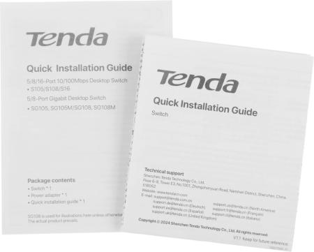 Коммутаторы Tenda S105