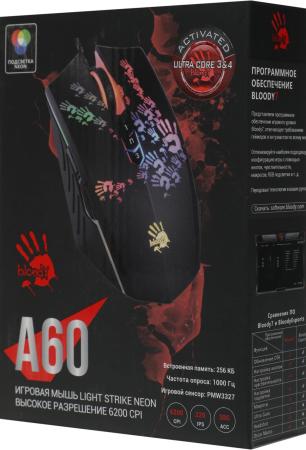 Мыши A4Tech Bloody A60A (черный) [A60 Activated]