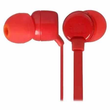 Наушники и гарнитуры JBL Tune 110 (красный) [JBLT110RED]