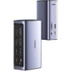 USB-хабы и док-станции Ugreen USB C Triple Display Docking Station 12-in-1 90325 [90325]