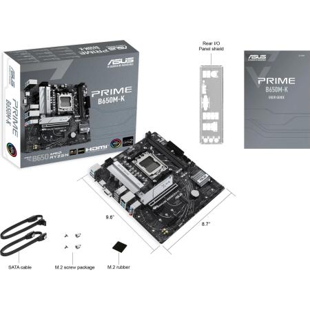 Материнские платы ASUS Prime B650M-K [90MB1F60-M0EAY0]