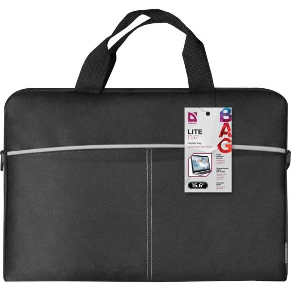 Женские и мужские сумки Defender Lite 15.6" (черный/серый) [26086]