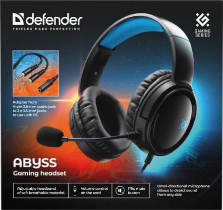 Наушники и гарнитуры Defender Abyss [64548, 4745090829013]