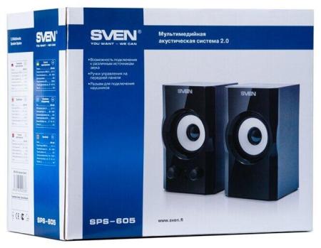 Мультимедиа акустика SVEN SPS-606 (черный) [SV-014230]