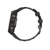 Умные часы и браслеты Garmin Fenix 8 Sapphire, Titanium 47мм (угольно-черный DLC, пепельно-черный силиконовый ремешок) [010-02904-21]