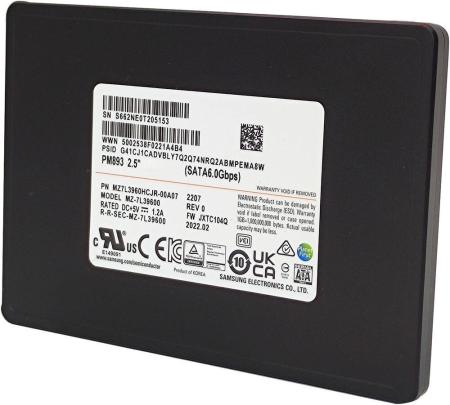 SSD Samsung PM893 3.84TB MZ7L33T8HBLT-00A07 [MZ7L33T8HBLT-00A07]