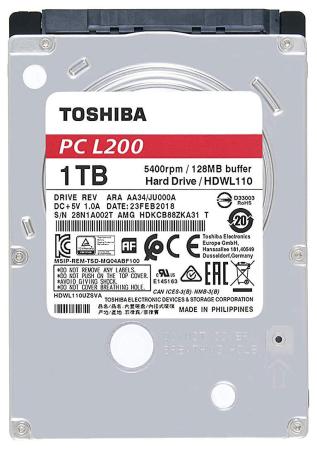 Жесткие диски Toshiba L200 1TB HDWL110UZSVA [HDWL110UZSVA]