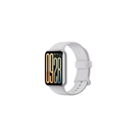 Умные часы и браслеты Xiaomi Smart Band 9 Pro M2401B1 (серебристый, с белым силиконовым ремешком, международная версия) [BHR8715GL]
