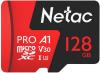 Карты памяти Netac P500 Extreme Pro 128GB NT02P500PRO-128G-R + адаптер [NT02P500PRO-128G-R]