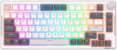 Клавиатуры Royal Kludge RK-H81 RGB White Night (RK Cyan) [6935280824104]