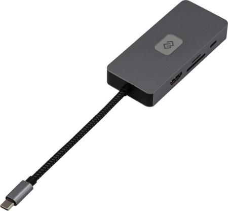 USB-хабы и док-станции Digma DS-809 [DS-809, 2023119, 4630143157109]