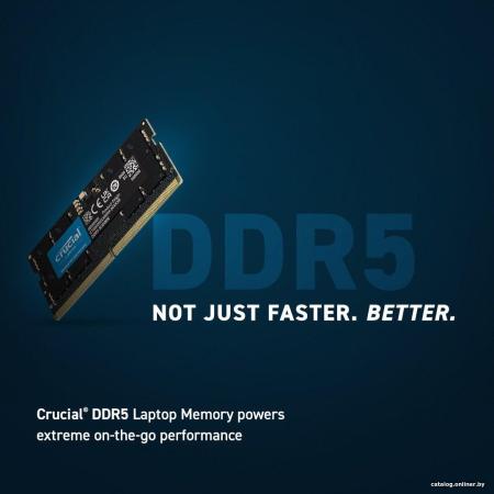 Оперативная память Crucial 16ГБ DDR5 SODIMM 5600МГц CT16G56C46S5 [CT16G56C46S5]