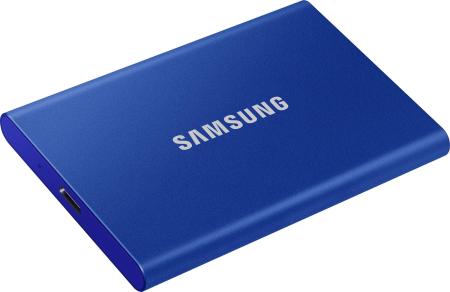 Внешние накопители Samsung T7 2TB (синий) [MU-PC2T0H/WW]