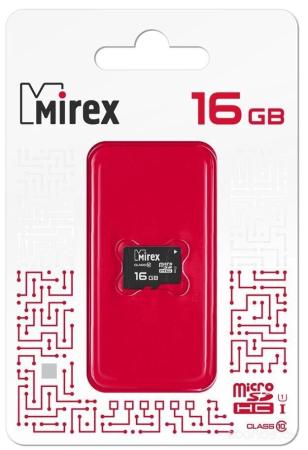 Карты памяти Mirex 13612-MCSUHS16 microSDHC 16GB [13612-MCSUHS16]