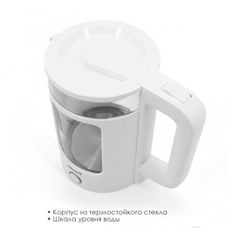 Электрочайники и термопоты Atlanta ATH-2474 (белый) [ATH-2474]