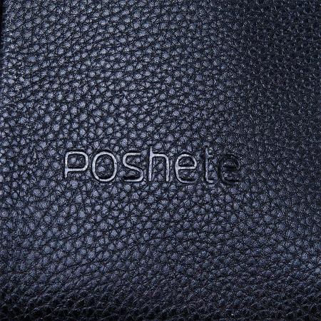 Женские и мужские сумки Poshete 249-8195-8-BLK (черный) [249-8195-8-BLK]