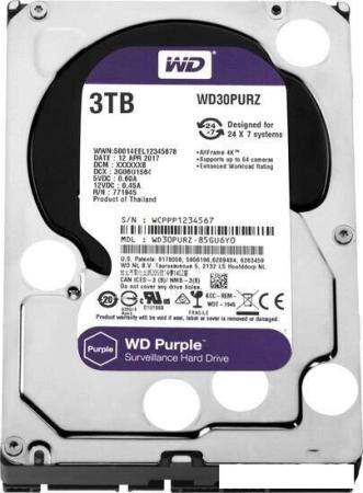 Жесткие диски WD Purple 2TB WD23PURZ [WD23PURZ]