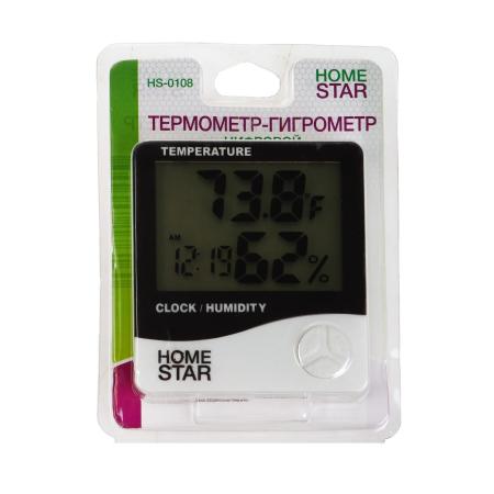 Метеостанции, гигрометры и термогигрометры HomeStar HS-0108 104303 [104303]