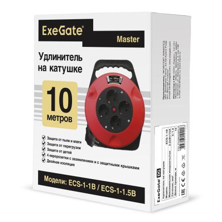 Стабилизаторы, сетевые фильтры, удлинители ExeGate Master ECS-1-1B [EX286336RUS]