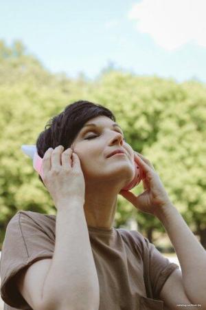 Наушники и гарнитуры Miru Cat EP-W10 (розовый) [W101]