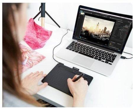 Графические планшеты Wacom Intuos CTL-6100K (черный, средний размер) [CTL-6100K-B]