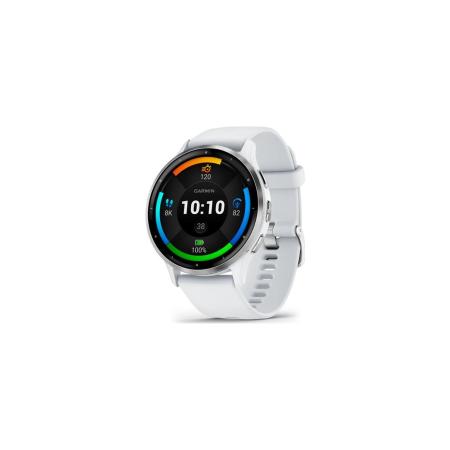 Умные часы и браслеты Garmin Venu 3 (белый, с силиконовым ремешком) [010-02784-00]