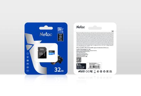 Карты памяти Netac P500 Standard 32GB NT02P500STN-032G-R + адаптер [NT02P500STN-032G-R]