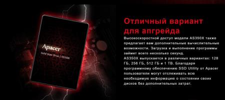 SSD Apacer AS350X 128GB AP128GAS350XR-1 [AP128GAS350XR-1]