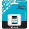 Карты памяти Kingston Canvas Go! Plus SDXC 512GB SDG4/512GB [SDG4/512GB]