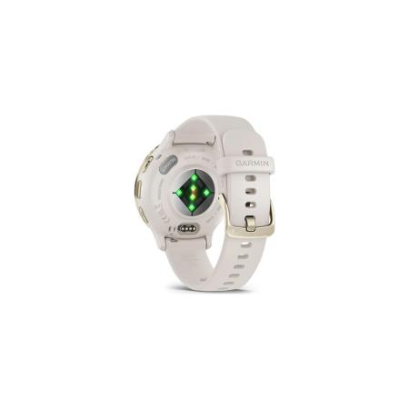 Умные часы и браслеты Garmin Venu 3S (слоновая кость, с силиконовым ремешком) [010-02785-04]