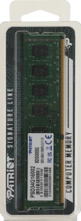Оперативная память Patriot 4GB DDR3 PC3-12800 (PSD34G16002)
