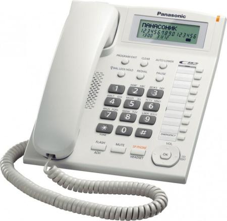 Проводные телефоны Panasonic KX-TS2388UAW (белый) [KX-TS2388UAW, 5025232560196]