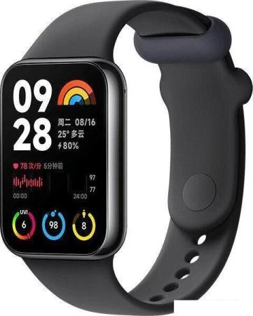 Умные часы и браслеты Xiaomi Smart Band 9 Pro M2401B1 (серый, с черным силиконовым ремешком, международная версия) [BHR8710GL]