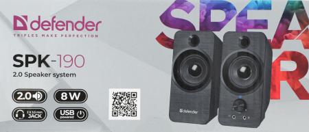 Мультимедиа акустика Defender SPK-190 [65190, 4714033651905]