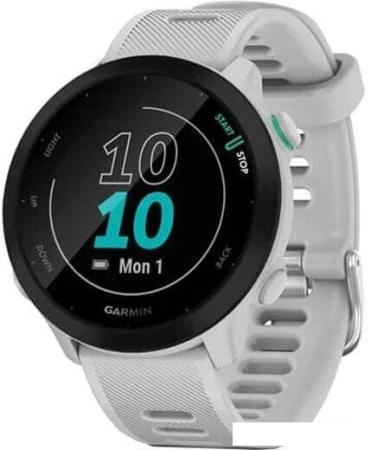 Умные часы и браслеты Garmin Fenix 8 43мм (серебристый, белый ремешок) [010-02903-00]