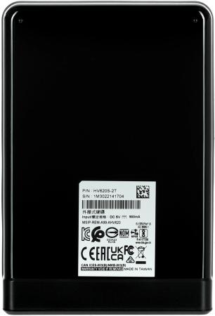 Внешние накопители ADATA HV620S AHV620S-2TU31-CBK 2TB (черный) [AHV620S-2TU31-CBK]