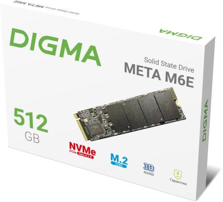 SSD Digma Meta M6E 512GB DGSM4512GM6ET [DGSM4512GM6ET]