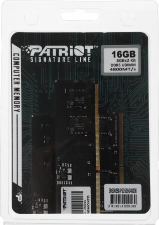 Оперативная память Patriot Signature Line 2x8ГБ DDR5 4800 МГц PSD516G4800K [PSD516G4800K]