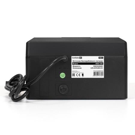 Источники бесперебойного питания ExeGate Neo NNB-1000.LED.AVR.8SH.CH EX293855RUS [EX293855RUS]
