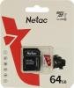 Карты памяти Netac microSDXC NT02P500ECO-064G-R [NT02P500ECO-064G-R]