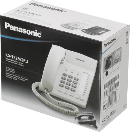 Проводные телефоны Panasonic KX-TS2382RUB (черный)