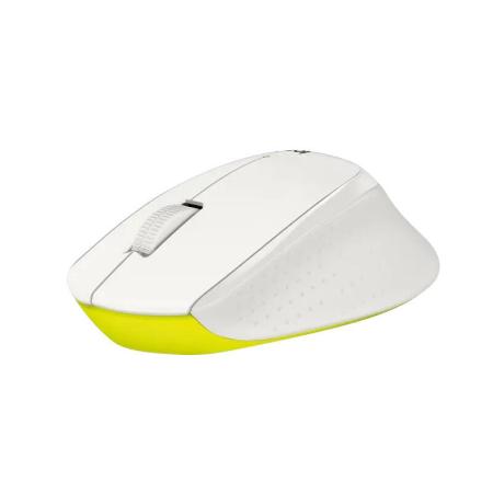 Мыши Logitech M330 Silent Plus (белый/желтый) [910-004926]