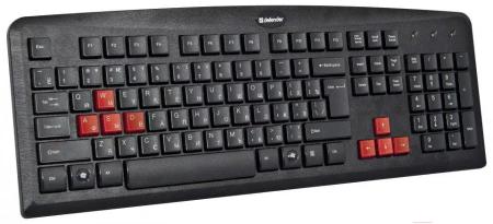 Клавиатуры Defender Warhead GK-1100 (черный) [45700]